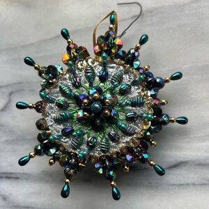 Vintage Colorful Beaded Christmas Tree Ornaments